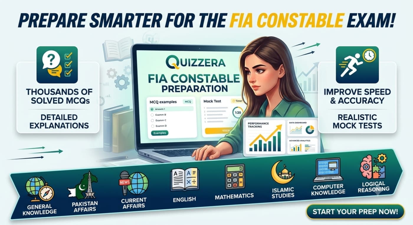 Master the FIA Constable Exam with Answers, Mock Tests & Smart Preparation Guide (2026)